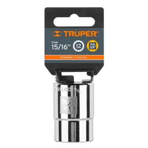 บ็อกซ์ 3 ชิ้น ขนาด 15/16 นิ้ว หัวบล็อก 12 จุด ขับเคลื่อน 3/4 นิ้ว ยี่ห้อ TRUPER - Product Image 4