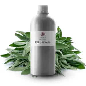 Marque privée Vente en gros Marque privée Huile essentielle de sauge sclarée biologique pure en vrac d'aromathérapie Nouveau pour la fabrication de bougies cosmétiques