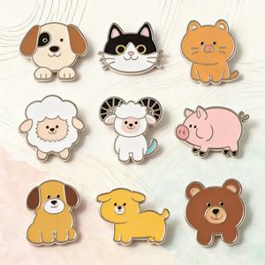 Badges en métal émaillé personnalisés à logo, broches anime, badges de revers avec cartes arrière et emballage – Vente en gros à prix abordable - Product Image 4