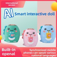 KI-Roboter Intelligentes Sprachdialog-Plüschtier Begleiterpuppe Schlafpuppe Lernpuppe Partygeschenk 0-24 Monate Unisex