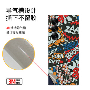 Custodia Integrale <span class=keywords><strong>Samsung</strong></span> Fold6 in TPU PC con Design Cartoon Smerigliato, Protezione a 360°, Tema Capodanno - Product Image 2