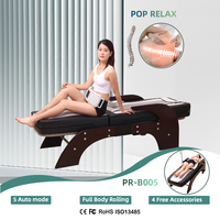 Elektrische Ganzkörper Shiatsu Chiropraktik Wirbelsäulen de kompression stabelle De Massage Infrarot Thermal Jade Roller Massage bett