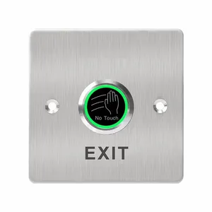 タッチなし赤外線センサー出口プッシュボタン、アクセス制御用プッシュボタン