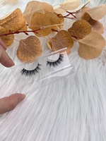 Faux cils en bande complète naturels, effet volume 3D, courts, effet vison, effet désordonné et volumineux, vente en gros, fournisseur en vrac