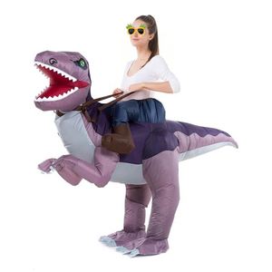 Disfraz Inflable de Dinosaurio para Adultos, Divertido Disfraz de Halloween, T-Rex, Velociraptor, Triceratops, Pteranodon - Product Image 2