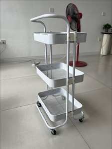 Estante de Almacenamiento Móvil Multifuncional, Pequeño, Ecológico y Moderno de Acero al Carbono para Salón de Belleza y Sala de Estar, Juego de Herramientas de Maquillaje - Product Image 4