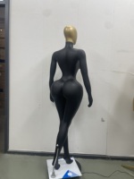 Mannequin de couture femme en plastique ABS, corps entier, avec jambes gonflables, pose debout, pour présentation de vêtements