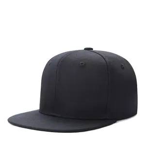 رخيصة نوعية جيدة شعار مخصص الرياضة قبعات قابل للتعديل عادي شقة بريم الهيب هوب القبعات 6 لوحة فارغة Snapback قبعات البيسبول