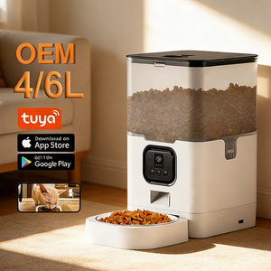 OEM 4L/6L Otomatik Evcil Hayvan Besleyici, Kameralı TUYA UYGULAMALI Akıllı Kedi Besleyici, Köpek Kuru Mama Dağıtıcısı, WIFI Akıllı Evcil Hayvan Besleyici Üreticisi - Product Image 1