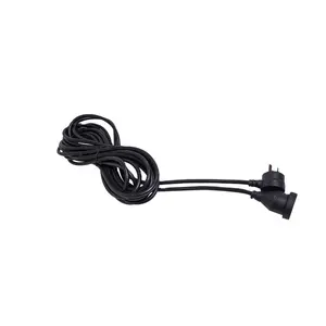 Customized SAA Approved Australian Piggyback 3 Pin Electric Plug Cable Extension 250V 10A AC Power Cord Deping