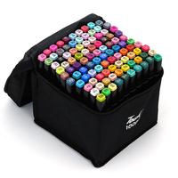 Marqueurs d'art en plastique de 100 couleurs, graffiti, permanents, double pointe, à base d'alcool, ensemble de marqueurs d'écriture lisses pour le dessin et le bricolage