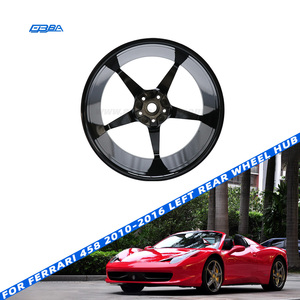Rueda de Repuesto OE GQF458H de Aleación de Aluminio Ligera Negra para Ferrari 458 - Product Image 1