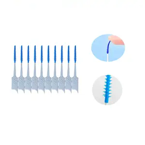 Rubber Silicon Gentle Oral Care Tooth Sticks Flosser Flossing Flex Toothpick Dental Picks Interdental Brushes