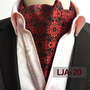 Cravates <span class=keywords><strong>Ascot</strong></span> à motif floral Paisley de 46 pouces pour hommes, cravates décontractées à carreaux, cravates bleues pour hommes, cravates fines pour affaires - Product Image 4