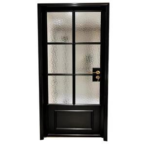 Porte française à double vitrage à ouverture latérale, style européen, en aluminium, étanche, finition extérieure, 72 <span class=keywords><strong>x</strong></span> 80 - Product Image 4