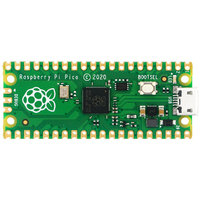 Microcontrolador Raspberry Pi Pico RP2040 Chip de brazo de doble núcleo Cortex M0 + procesador microordenadores de baja potencia + encabezado GPIO + cable USB