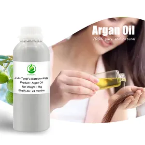 Fabbricazione di olio di Argan del marocco puro al 100 di grado cosmetico di alta qualità sfuso per capelli