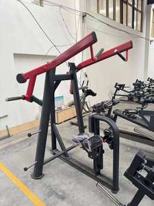 Máquina de remo sentado con doble unidad de fuerza para espalda, tipo Lat Pulldown, con carga de discos, recomendada por influencers de fitness - Product Image 6