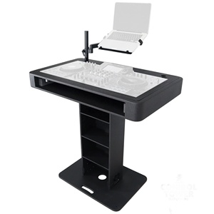 Soporte de viaje para DJ, torre de Control con acabado negro, para <span class=keywords><strong>Pioneer</strong></span> DDJ-REV7, <span class=keywords><strong>XDJ</strong></span>-<span class=keywords><strong>XZ</strong></span>, RANE One, con estuche de vuelo - Product Image 2