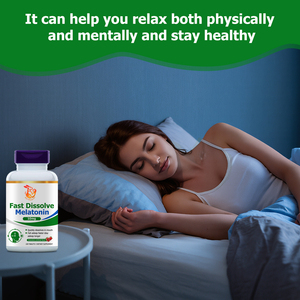Comprimés de haute qualité pour améliorer l'humeur et favoriser le calme, saveur naturelle de baies, 100 comprimés de 10 mg, aide à gérer le cycle sommeil-réveil - Product Image 6