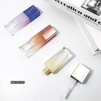 Rectangle Forme Coeur Baguette Brosse Lipgloss Conteneur Cosmétique Paquet Vide Lipgloss cas 10ml Capacité Brillant À Lèvres Tube