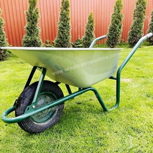Brouette en acier galvanisé 85L, brouette de chantier <span class=keywords><strong>Limex</strong></span> avec roue en polyuréthane <span class=keywords><strong>Limex</strong></span> - Product Image 6