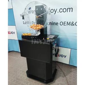 Lucky Dip Elektrische Acryl Lotto Draw 100Pcs Ping Pong Ballen Machine Loterij Spel Automatische Loterij Verkoopmachine