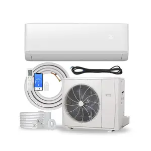 Inverter DC pasar AS, pompa panas AC, sistem AC tanpa pipa, kontrol WIFI, Unit terpisah Mini rumah tangga