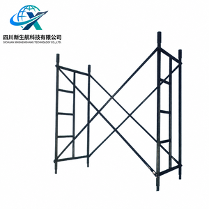 Ponteggio a telaio per edilizia OEM, tipo scala, in acciaio Q235, materiali da costruzione - Product Image 1