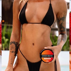 OEM de larga duración tono de piel profunda cuerpo bronceador mantequilla bronceado Gel aceite instantáneo más rápido sunbed amigable <span class=keywords><strong>Acelerador</strong></span> de bronceado - Product Image 4