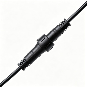 Large M18 Waterproof Connector Cable 2 5 Pin Male Female Plug Outdoor LED <b>Lighting</b> Power Adapter ABS PVC <b>Shell</b> - Product Image 1