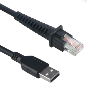 Cable Espiral Retráctil de Cobre Puro USB a RJ50 para Lector de Códigos de Barras Datalogic GM4430 QW2120 QD2430 <span class=keywords><strong>GD4130</strong></span> QW2100 - Product Image 6