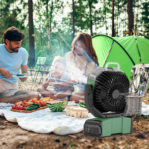 20000MAh Động Cơ Đôi Nước Phun Sương Ngoài Trời Fan Led Đèn Lồng & Móc Lều Bàn Bảng Fan Xách Tay USB Có Thể Sạc Lại Phun Cắm Trại Fan Hâm Mộ - Product Image 3