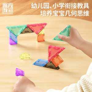 Magic Domain Culture – Cube Tangram magnétique 3D, jouet éducatif géométrique pour enfants, modèle de construction pour développer la pensée spatiale - Product Image 2