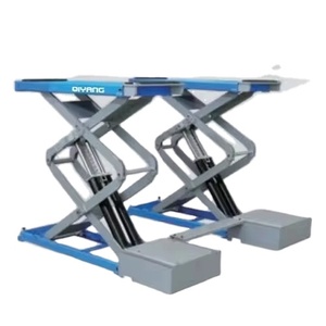 Vente directe usine : Plateforme élévatrice à ciseaux double niveau au sol - Product Image 1