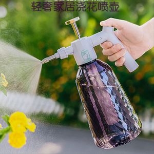Arrosoir à pression 2 litres, buse réglable, pulvérisateur en plastique vert pour jardinage domestique, balcon, cour, terrasse - Product Image 2