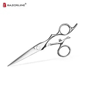 Döner halka makas CK05S SUS440C çelik berber kesme salonu BeautyTools saç döner makası