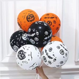 Alloween-Globos ATEX de cinco caras, estampados con calaveras y calabazas - Product Image 1