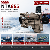 Moteur diesel marin SCDC CCEC Cummis NTA855-M400 400 ch 1800 tr/min 6 cylindres 4 temps turbocompressé pour propulsion de bateau