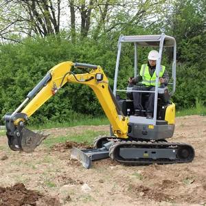 Peralatan Penggalian Kecil dengan Fleksibilitas Tinggi EZ17 Excavator Crawler Zero Tail Kompak untuk Proyek Renovasi Halaman - Product Image 1