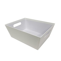 Panier-cadeau en carton coloré en forme de trapèze ouvert pour l'emballage alimentaire, sushis, aliments pour bébés, bonbons, vin, chocolat, fruits et légumes