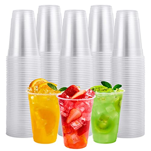 แก้วน้ำเย็นใส PET ขนาด 93 มม. 14 ออนซ์ พร้อมฝาปิดแน่นสนิท ปลอดสาร BPA สำหรับกาแฟเย็น ชานมไข่มุก น้ำผลไม้ ขายส่ง รับผลิตแบบ OEM - Product Image 1
