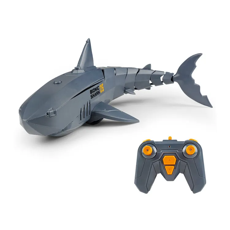 2.4G Electric toy shark Rechargeable high speed waterproof remote control shark toy in water