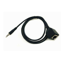 Audio 3,5mm Stecker auf RJ45 Buchse Touchscreen-Steuerkabel für KTV Karaoke-Maschine Datenübertragungsadapterkabel