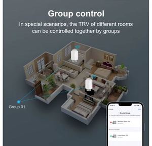 Tuya Smart TRV termostato ZigBee3.0 WiFi compatibile digitale termostatico valvola del radiatore per la domotica riscaldamento a pavimento - Product Image 5