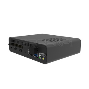 Geeekpi DeskPi Pro Set-Top <b>Box</b> NUC Style Aluminum Alloy Case <b>Ice</b> Tower <b>Cooler</b> for Raspberry Pi 4B F516 - Product Image 1