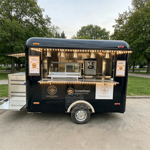 Remolque de Comida Modular para Eventos al Aire Libre, Fácil de Instalar, Camión de Pizza y Hot Dogs de Acero Inoxidable - Product Image 1