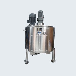 Cuve de mélange industrielle 500 litres en acier inoxydable 304 316L, équipement de mélange homogénéisateur avec agitateur combiné - Product Image 1