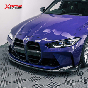 Kit carrosserie XTREME en fibre de carbone sèche, séparateur de pare-chocs avant, spoiler, diffuseur avant, déflecteur d'air avant pour <span class=keywords><strong>BMW</strong></span> G80 G82 G83 M3 M4 style CSL - Product Image 3