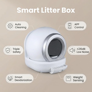OEM/ODM Factory Wholesale Smart Automatic Cat Litter Box Large Space Easy Clean Automated Pet Sand Box for Professional Importer - Product Image 6